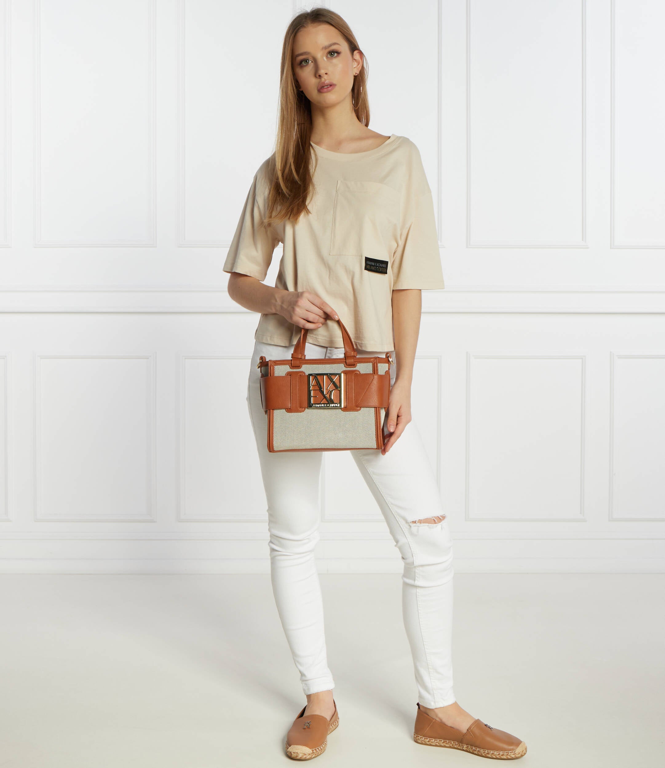 Premium Dəri Detallı Lüks Mini Tote Qadın Çantası