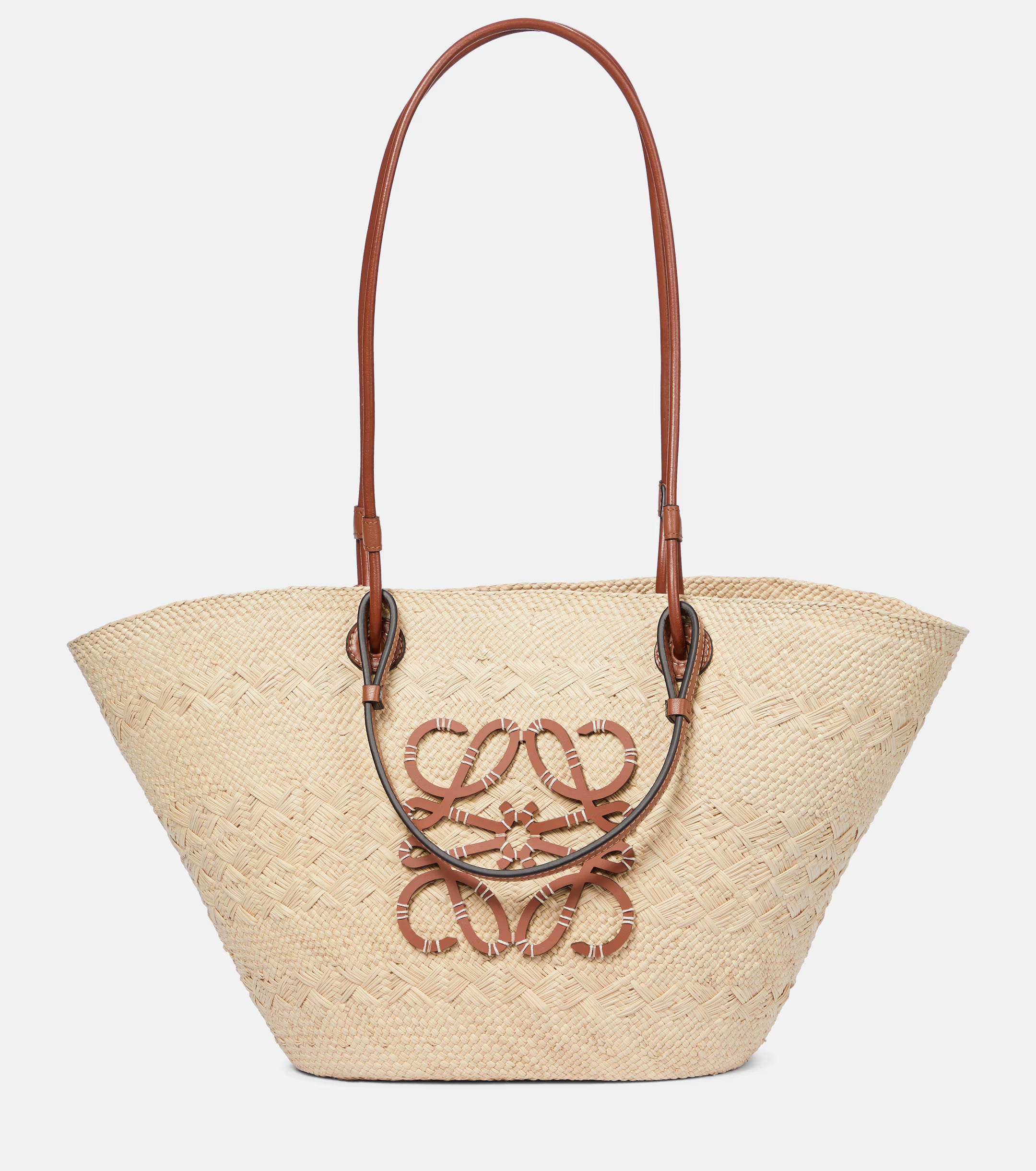 Premium Loewe Anagram Eleqant Həsır Çanta