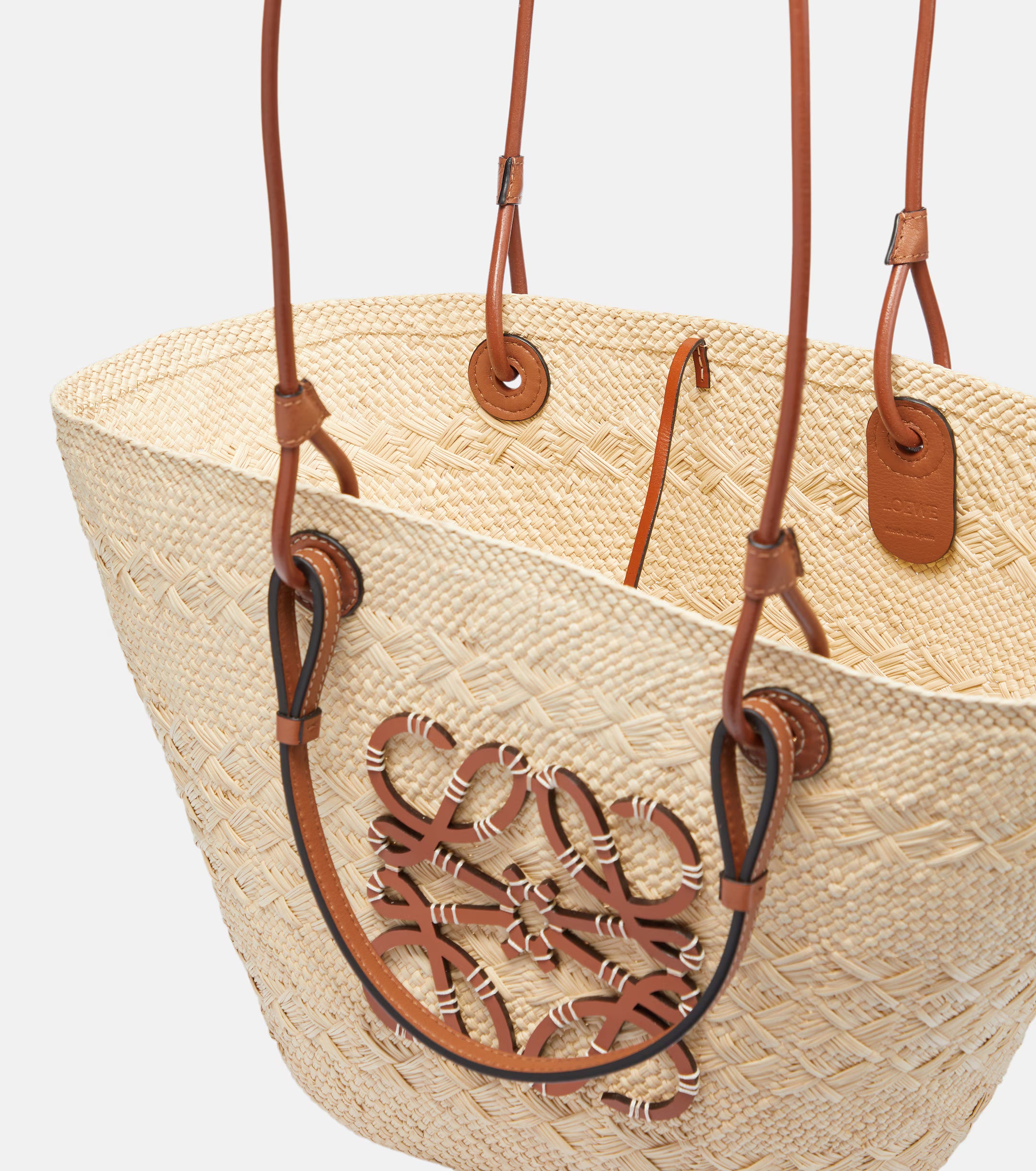 Premium Loewe Anagram Eleqant Həsır Çanta