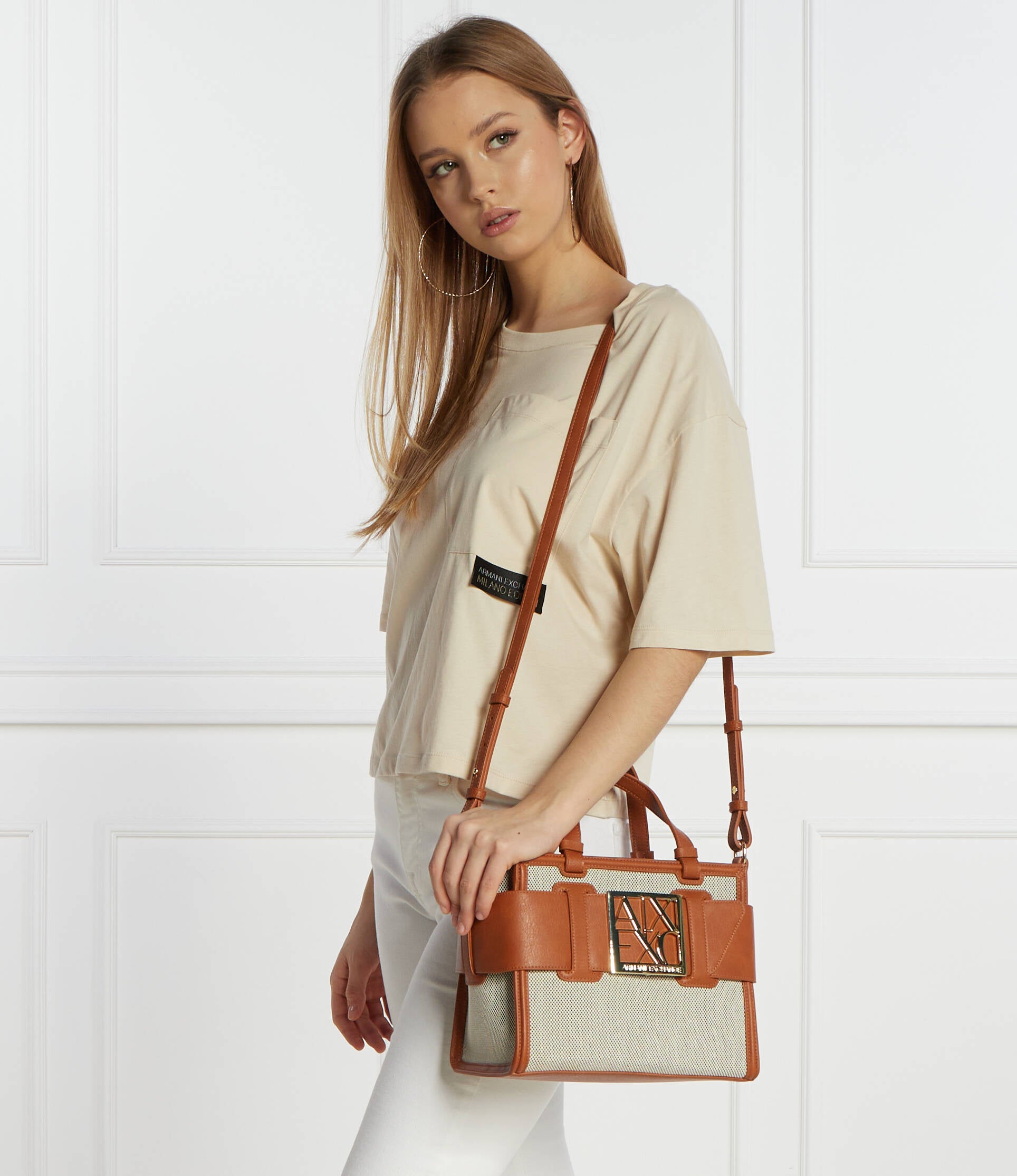 Premium Dəri Detallı Lüks Mini Tote Qadın Çantası