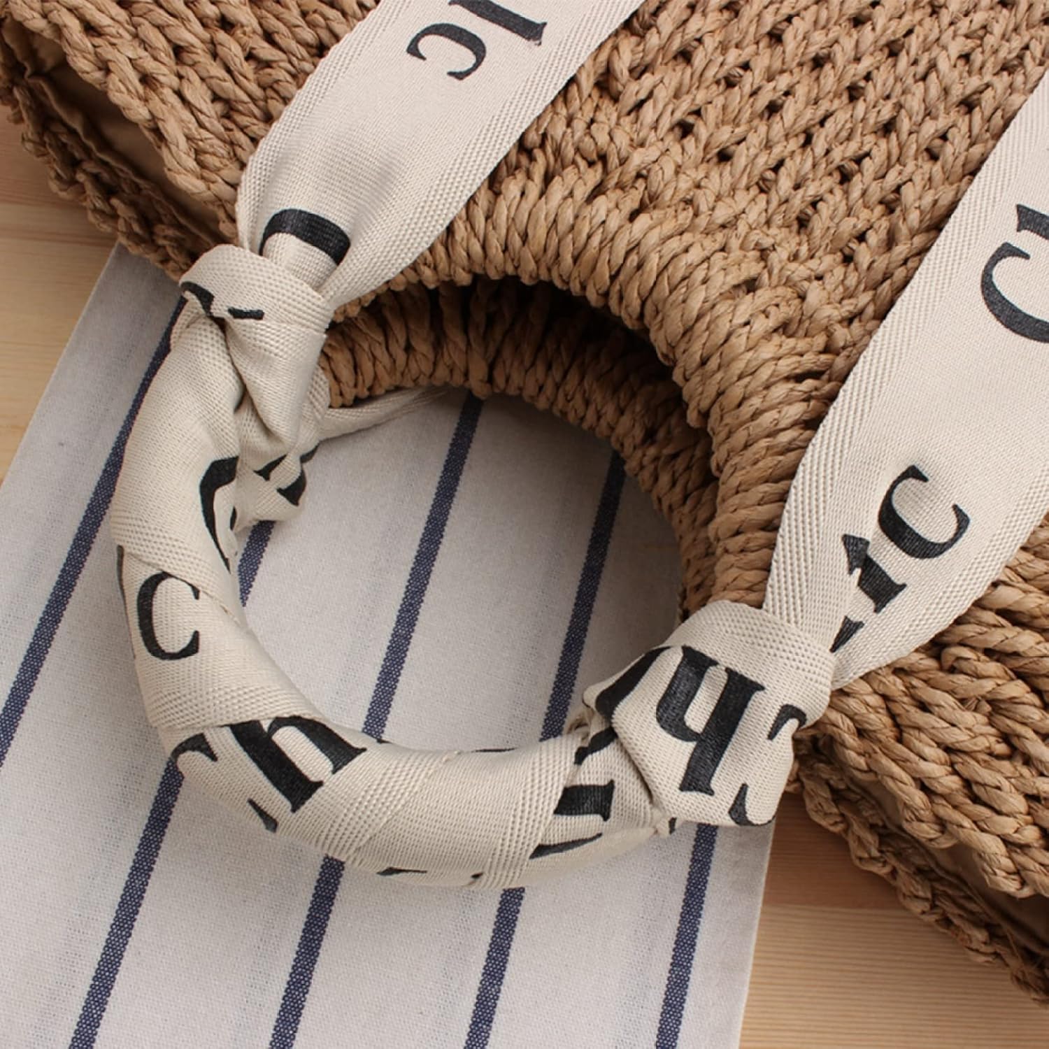 Premium Eleqant Həsır (Raffia) Çanta