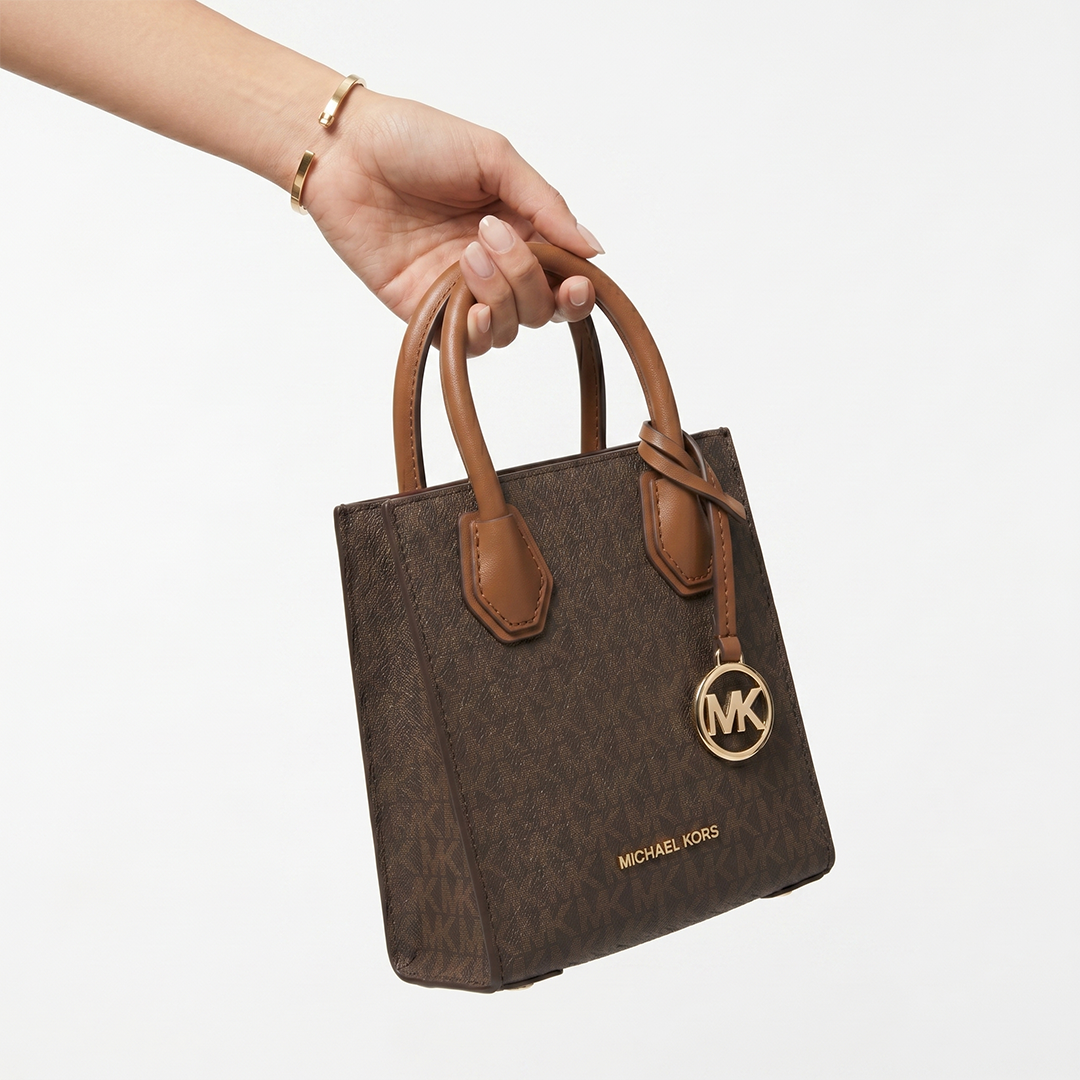 Premium Mini Tote Çanta – Klassik Qəhvəyi