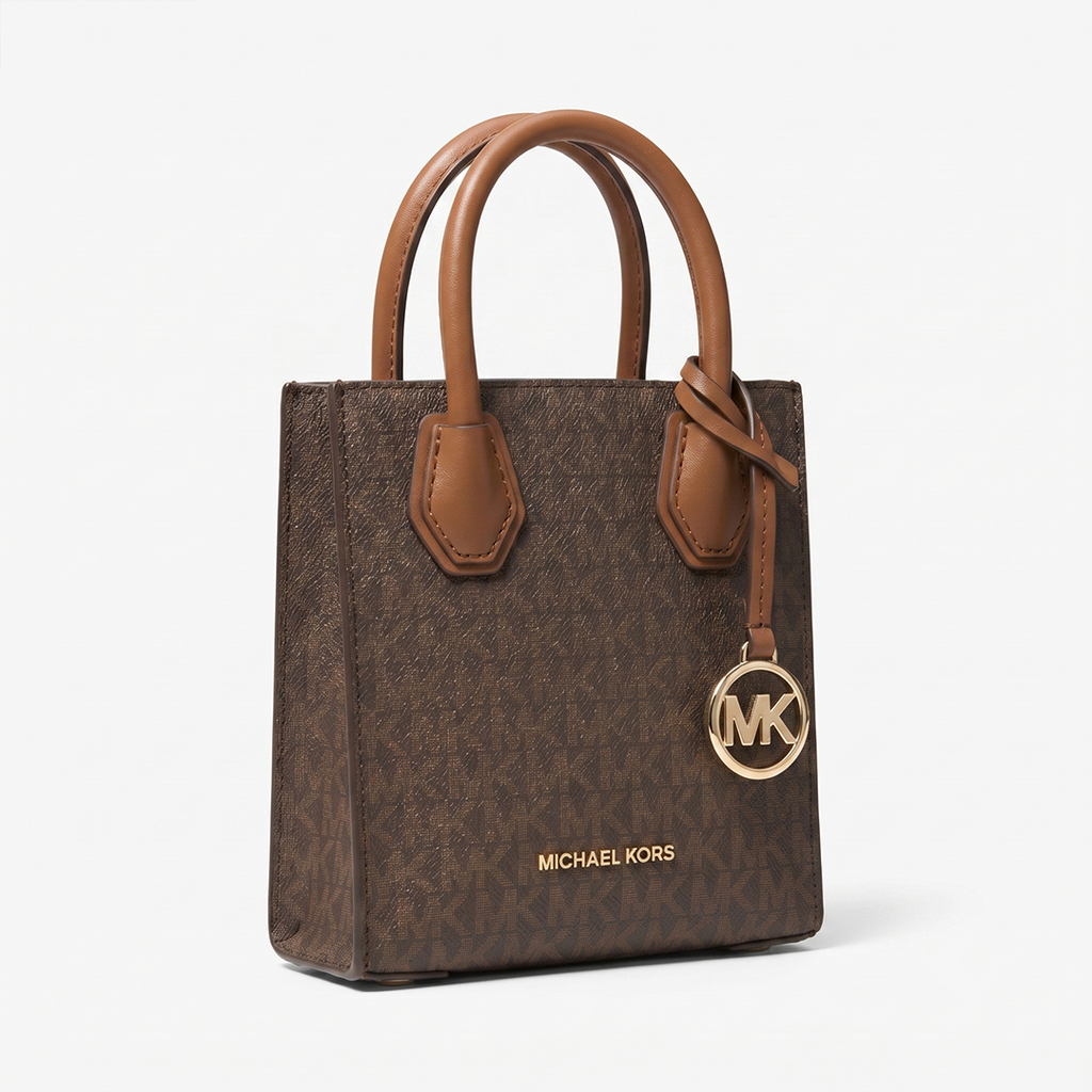 Premium Mini Tote Çanta – Klassik Qəhvəyi