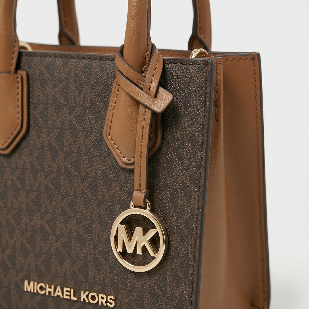 Premium Mini Tote Çanta – Klassik Qəhvəyi