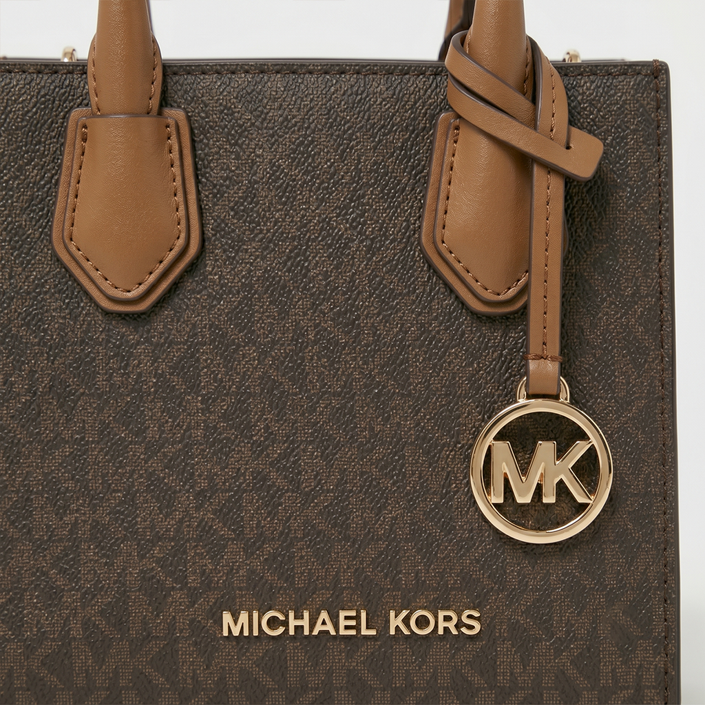 Premium Mini Tote Çanta – Klassik Qəhvəyi